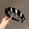 Velvet Non-Slip Toothed Headband for Women - 2025 Fashionable Skull Top Hair Accessory
