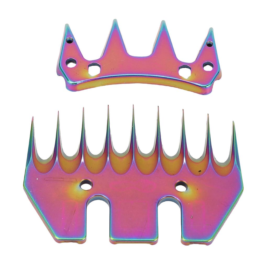 Sheep Shears Blades Replacement 9 Tooth Straight Teeth for Alpacas Clippers Electric Wool Cutters