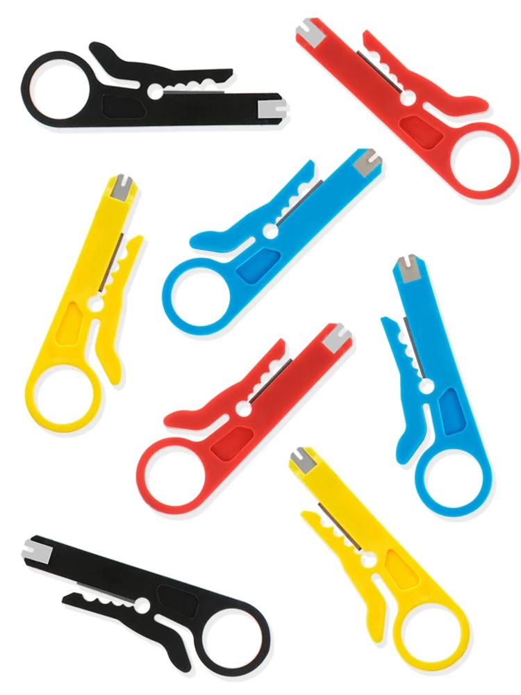Pinza spelafili per cavi, pinza per crimpare, coltello multi spelafili, mini pinza portatile per decrostazione elettrica dritta