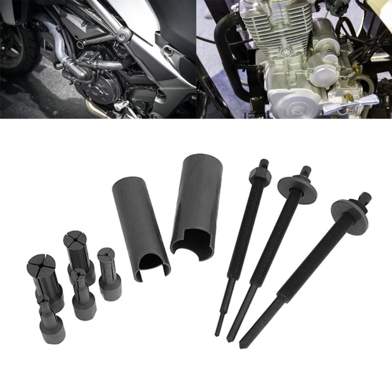 Blind Hole Collet Bearing Puller Set,12Pcs 9-23mm Inner Bearing Extractor Motorcycle Bearing Removal Tool