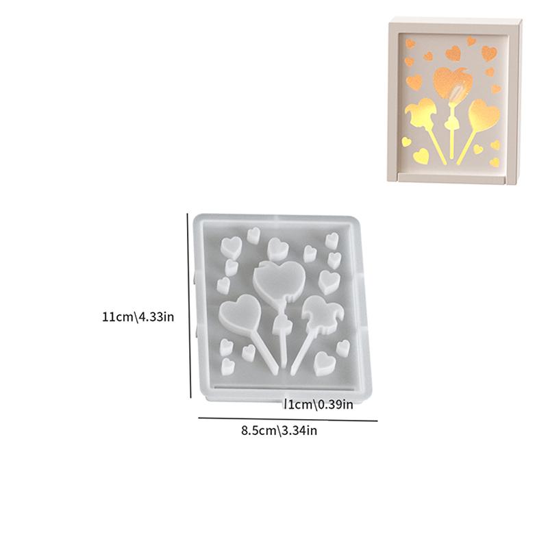 

1 шт. форма из смолы, поделки ручной работы, коробка для хранения, рождественская прямоугольная силиконовая форма, праздник, доступно несколько вариантов E