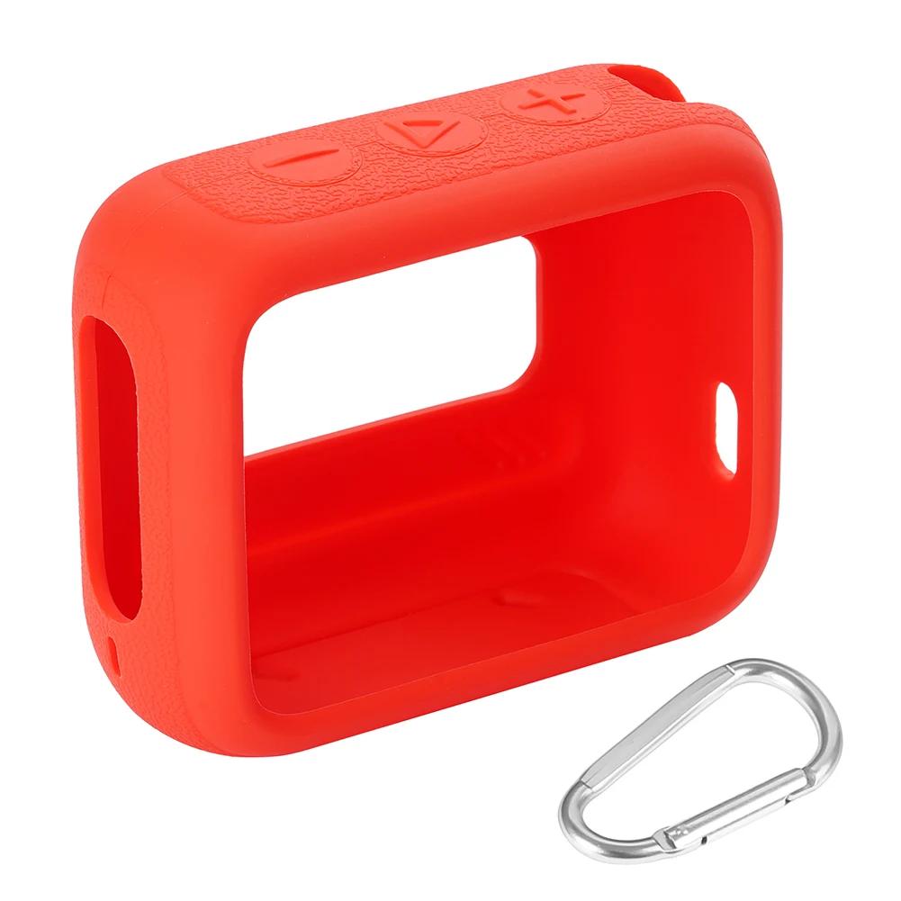 Shockproof Silicone Case for JBL GO 4 Portable Bluetooth Speaker with Carabiner for Travel and Protection