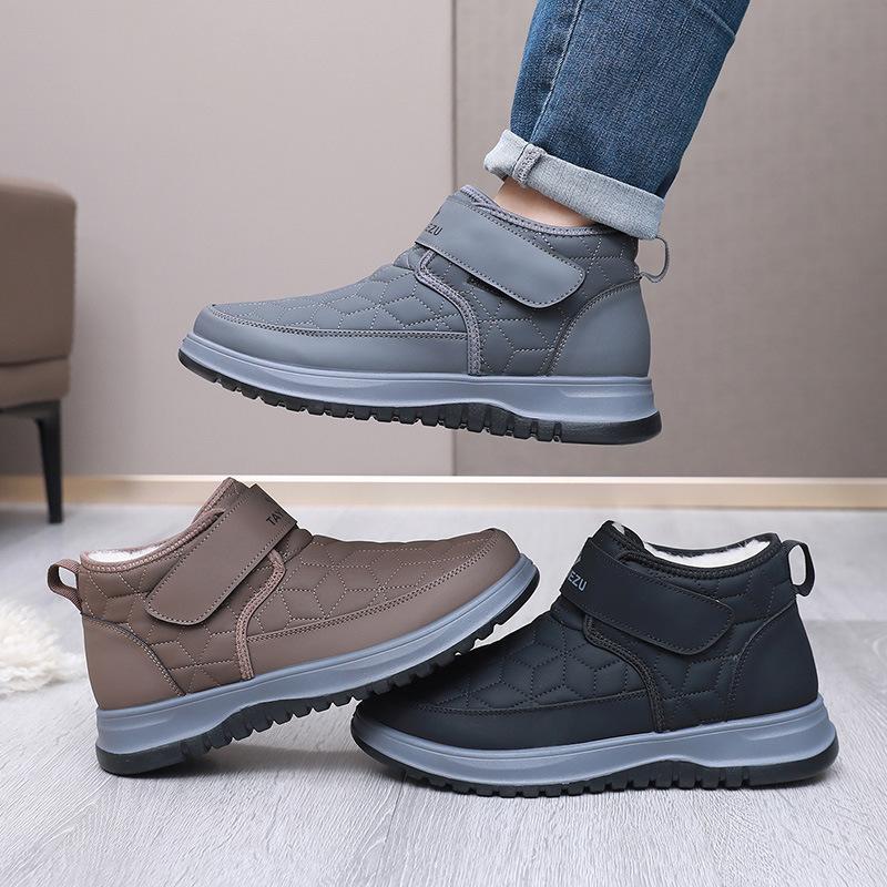 Daifa winter new shoes versatile sports men's shoes Velcro boots velvet thickened snow boots