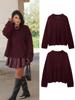 Women's Oversized Winter Blend Pullover Sweater - New Arrival