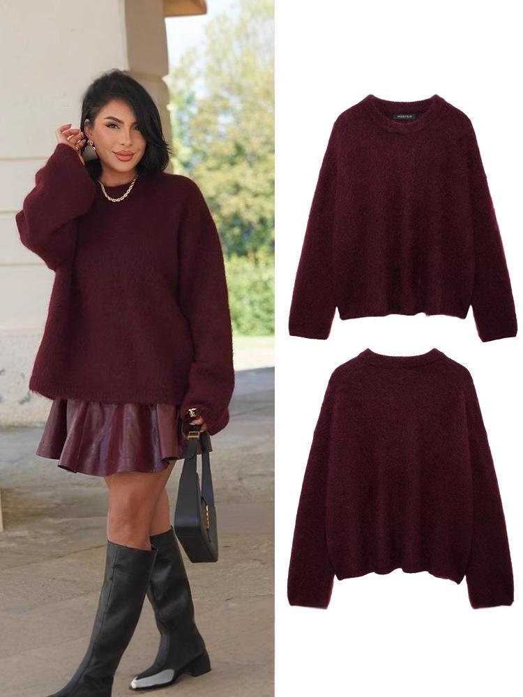 Women's Oversized Winter Blend Pullover Sweater - New Arrival