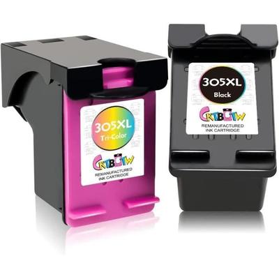LIWI-Set of Compatible Remanufactured Ink Cartridges 305XL 305xl HP 305 XL for Compatible Ink Cartridges HP 305 for DeskJet 271