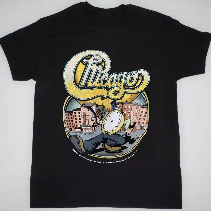 

2016 CHICAGO Band Gift For Fan Black All Size TShirt KK1322 Unisex T-Shirt S