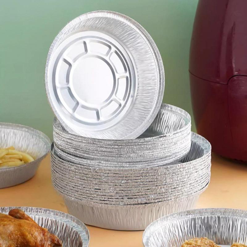 Food-grade Aluminium Foil Bowls for Household High-temperature Air Fryers
