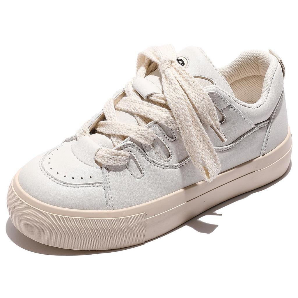 Paul Frank Women's Versatile Low-Top Sneakers - Big Mouth Monkey Design, Casual Korean Style Shoes in Red & White