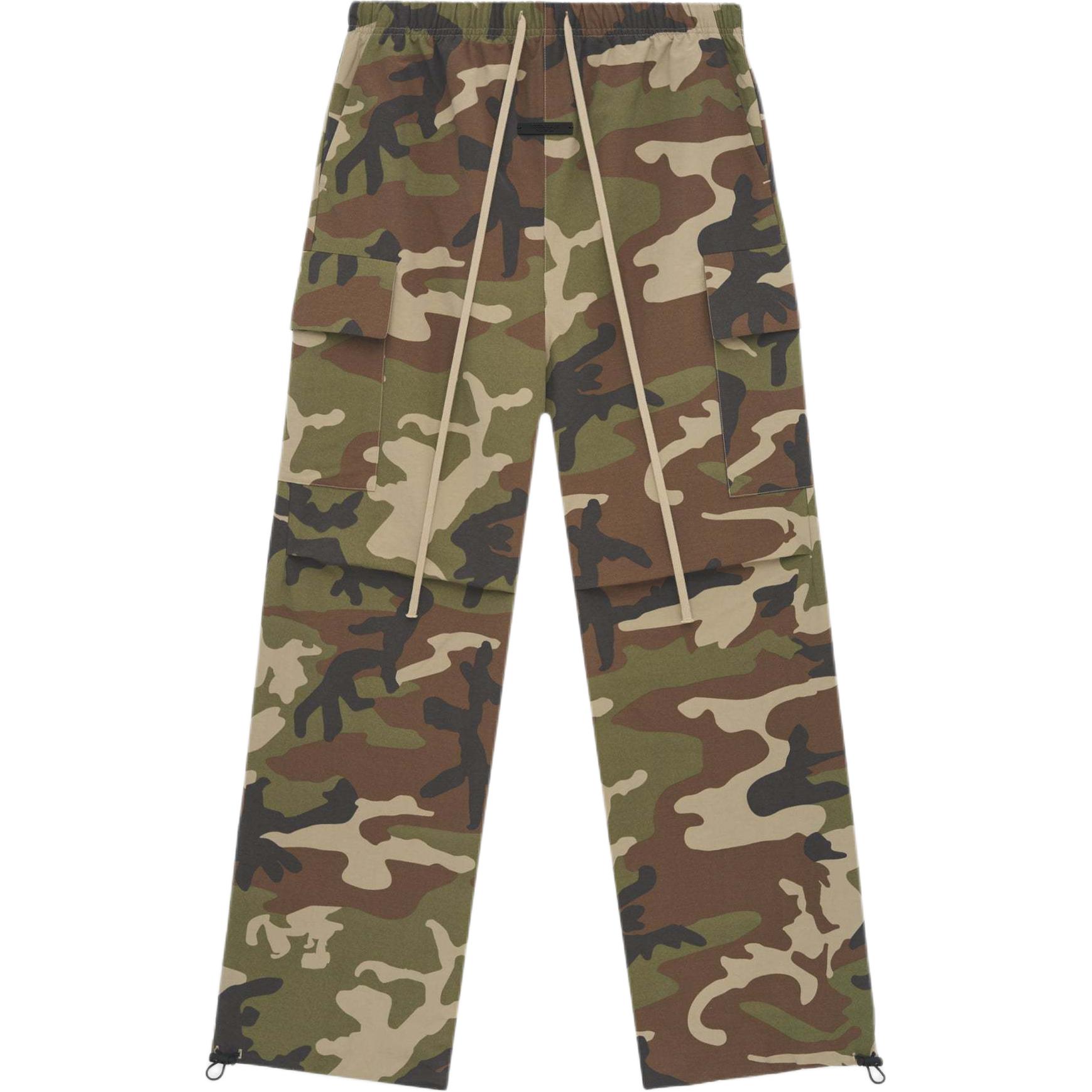 

Fear of God Essentials Military Nylon Field Pant Woodland Camo Men Bottoms Multi-Color 130BT244578F L