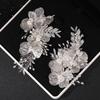 Bridal Wedding Headband Flower Pearl Hairpin Hair Accessories for Women Hair Jewelry Party Bride Headpiece Bridesmaid Gift noiva