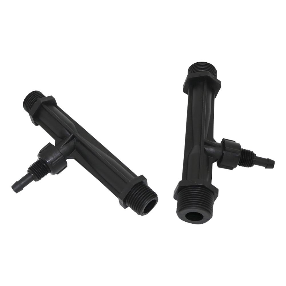 

G1/2 G3/4 Irrigation Venturi Fertilizer Mixer Injectors Agriculture Garden Water Tube Garden Hot Tub Spa Ozone Injector 1/2