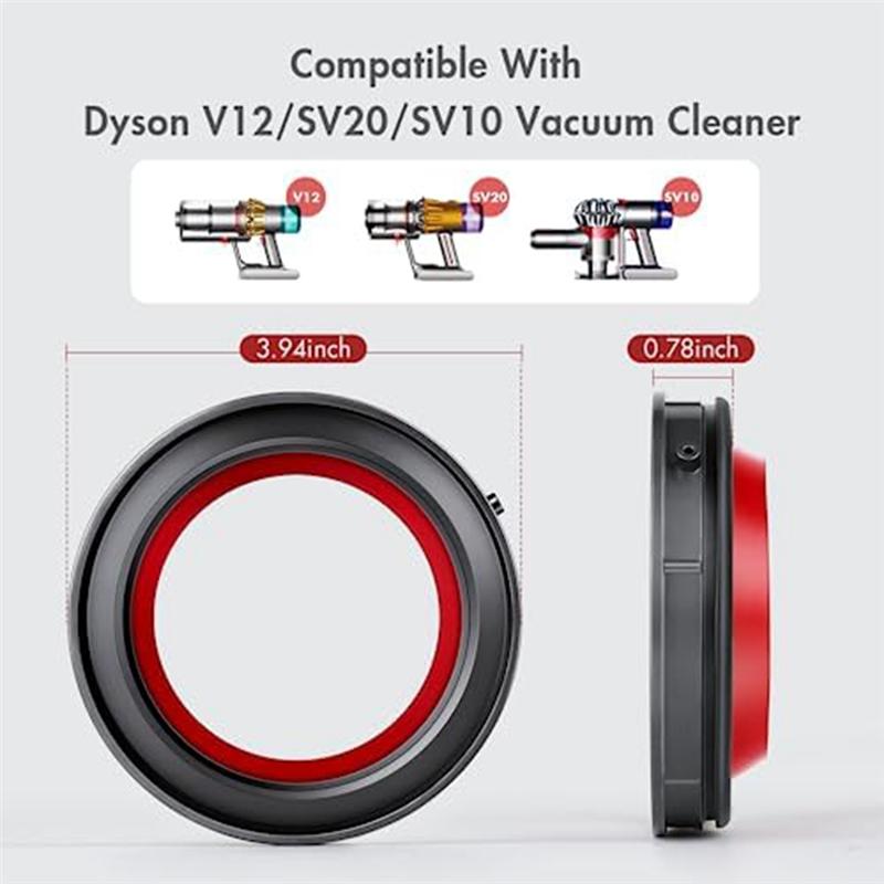 A74T Dust Bin Top Fixed Sealing Ring for V12/SV20 Vacuum Cleaners Accessories, Replacement Part Sealing Ring Assembly NONE