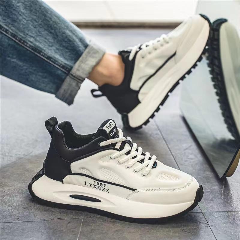 Designer Men Shoes Spring Autumn Comfortable Men's Thick Platform Sneakers Fashion Casual Thick Sole Shoes Sports Trainers Tenis