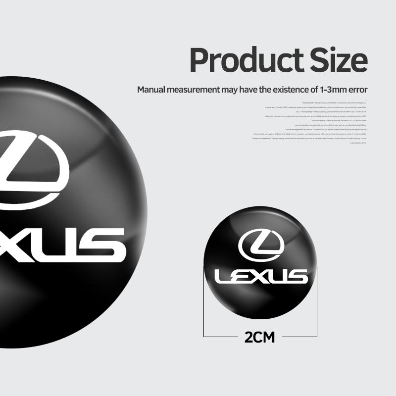 8/12Pcs Car Logo Door Shock Absorbing Pad Gasket Sticker For Lexus UX RX300 LX470 NX300 ES300h IS300h GS300 IS350 IS200 NX GX460