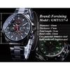 Forsining Wasserdichte multifunktionale mechanische Uhr Herrenmode automatische mechanische Uhr GMT1137-4-A