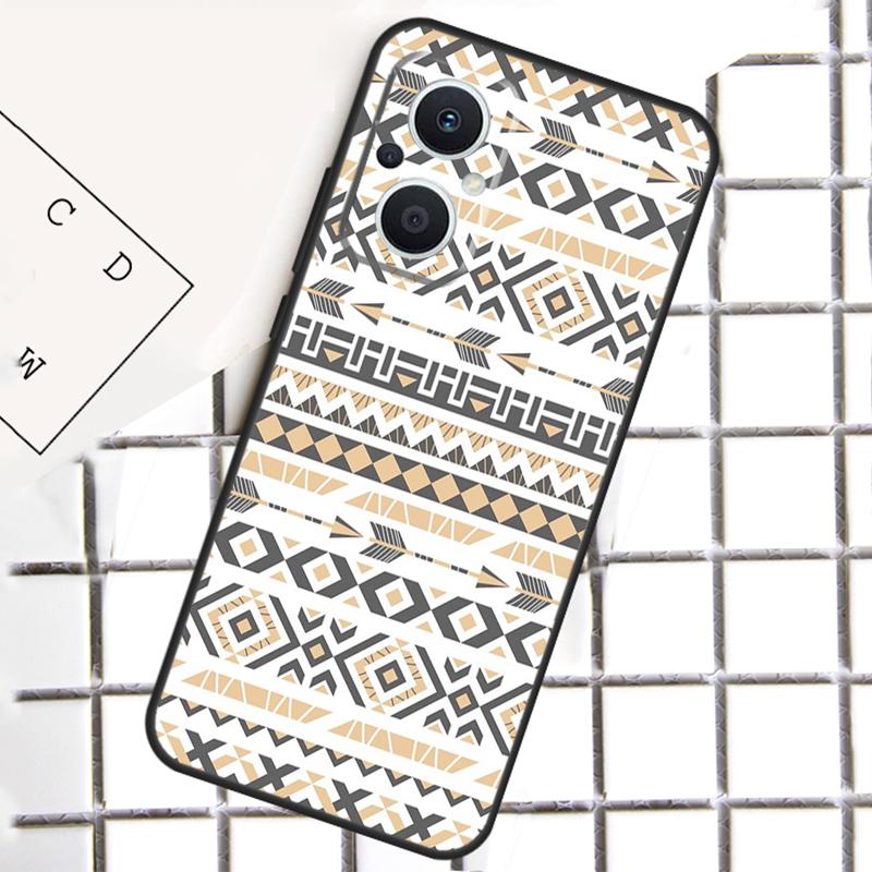 Tribal Ethnic Pattern Phone Case For OPPO Reno 7 8 Lite 8T 10 11 12 13 14 Pro 14F OPPO Find X9 X8 X6 X5 Pro Cover