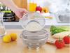 Mesh Stainless Steel Strainers Kitchen Draining Washing Basket Fruit Vegetable Washing Colanders Leakage Basin Soaking Wash Bowl