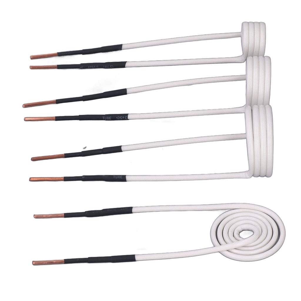 4 Stück Induktionsheizspulen-Kit Hochfrequenz HVAC Heizungszubehör 2,5 mm Messingkern 20 30 40 mm