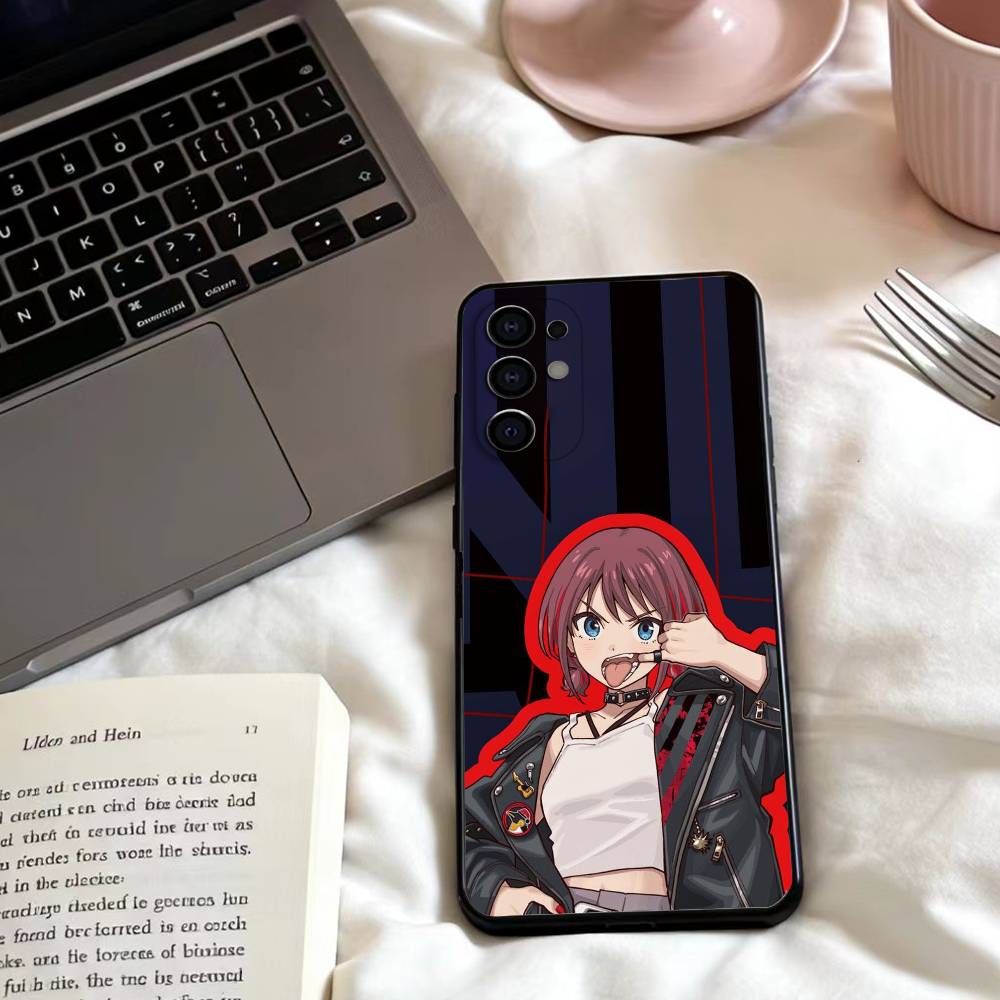 G-Girl Anime BandS C-Cry Phone Case For Samsung S25,24,23,22,30,21,10,9,Ultra,Plus,Lite,FE,4,5 G Soft Black Case