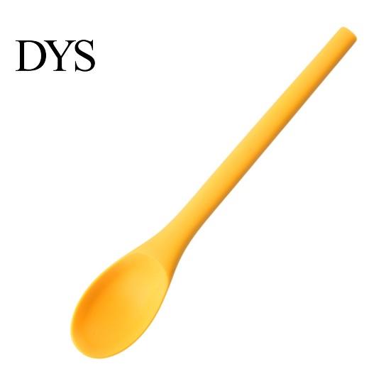 Spoon Soup Bent Head Long Handle Silicone Multi-purpose Ice Cream Scoop Portable Dessert Daily Use