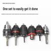Electric Hammer Drill & Ratchet Wrench with Self-Locking Metal Chuck (0.8-16mm) and Air Impact Conversion Chuck