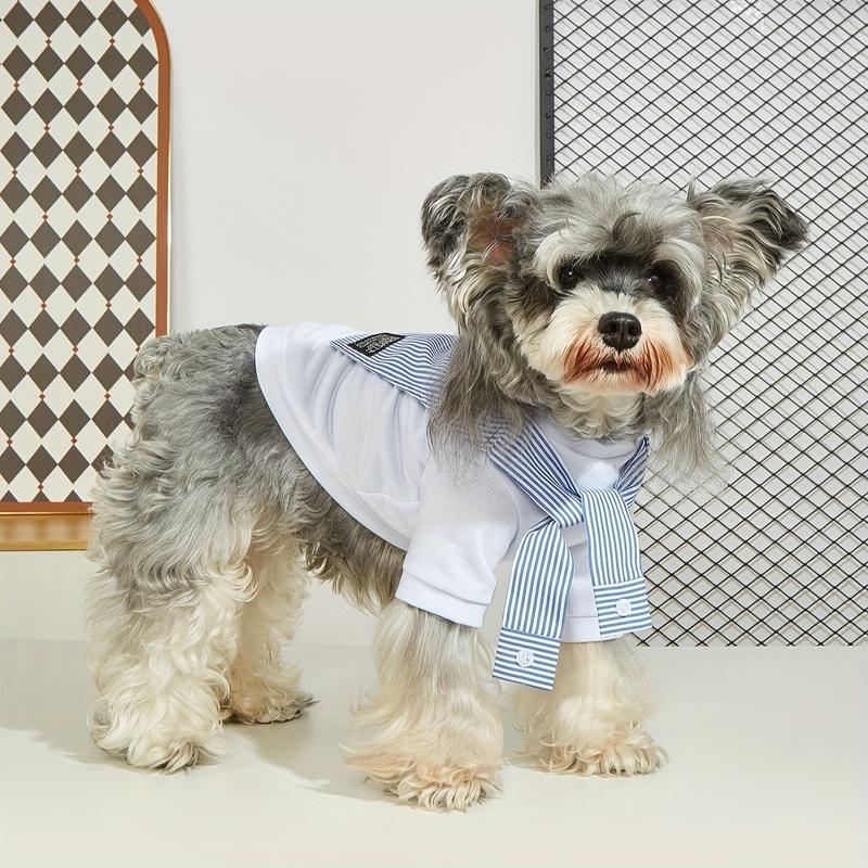 Summer Dog Clothes Casual Versatile Dog T-shirt Suitable for Small Medium Dogs Chihuahua French Bulldog Pet Shirt