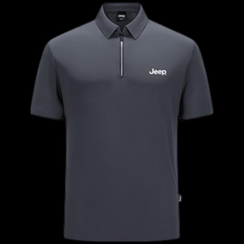 JEEP Men s Ice-Feel Casual Polo T-Shirt 3XL