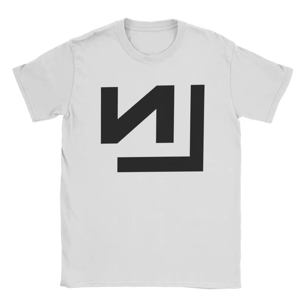 

Nine Inch Nails Logo Cotton T Shirt for Unisex Cotton Funny Unisex Women TShirts Crewneck Tees Short pro choice pornhub crop top S