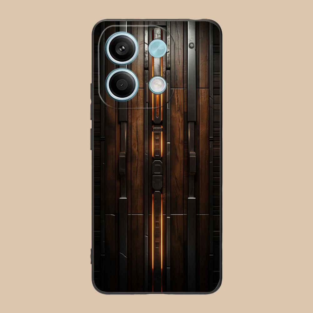 Wood Texture Mobile Cell Phone Case for POCO F7 F6 F5 F4 F3 F2 Pro GT C75 C71 C65 C61 C40 Pro Ultra Colorful Printing Cover