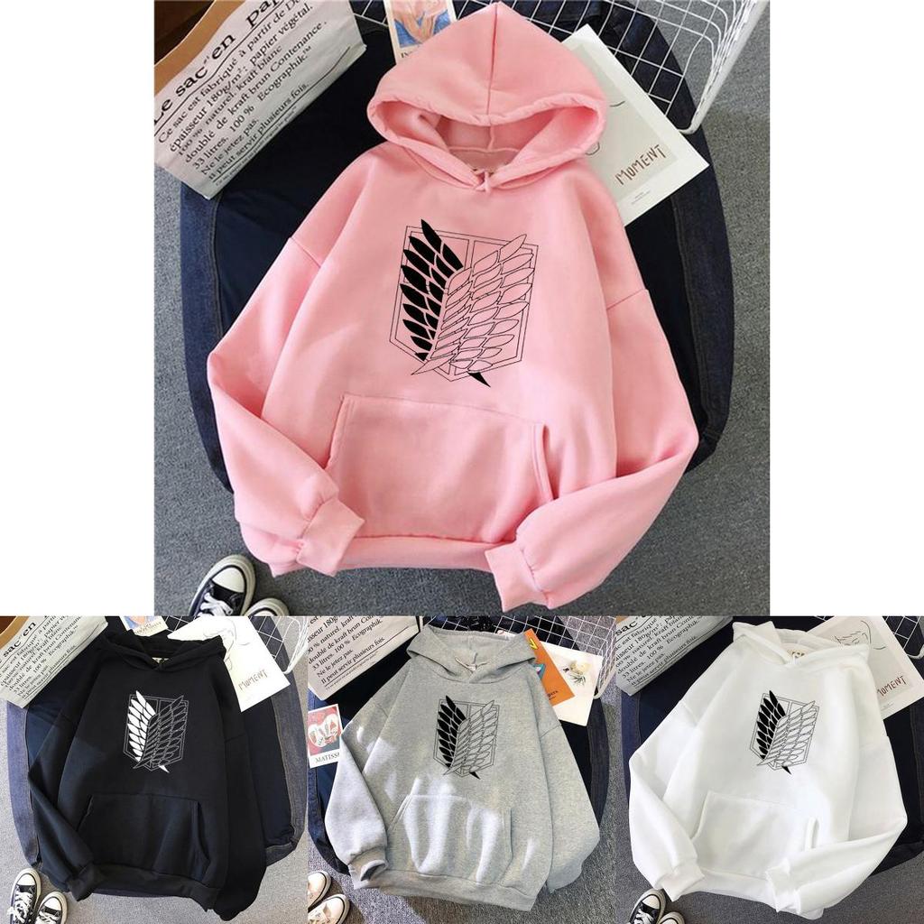 Attack On Titan Corps Mikasa Eren Hoodie Top Sweatshirt For Cozy Comfort And Fashionable Style