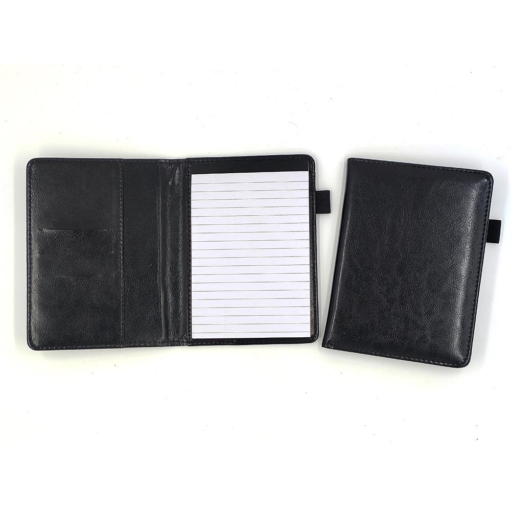 In Stock A6 Sticky Notes Notebook, Business PU Leather Surface, Portable Work Log, Custom LOGO.