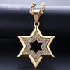 New Alloy Pendant Hexagonal Star Pendant Vacuum Trendy Mens Accessory