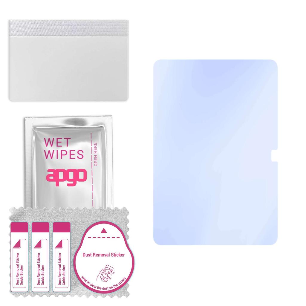 apgo Ultra-Clear 9H Hybrid Protective Glass Compatible with TCL Tab 10 Gen 2, Flexible Nano Glass, Great Replacement for Tempered Glass, Scratch-resis