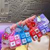 Cartoon 2026@ Sanrio Pendant Kawaii Japanese Hello Kitty Healing and Decompression Four Panel Button Keychain Backpack Pendant