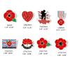 Poppys Lapel Pin Versatile Flower Shape Breastpin Accessory Floral Brooch Pins