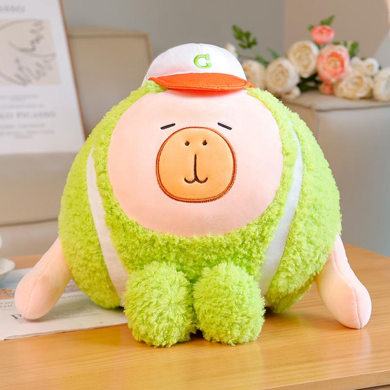 

Смешная одежда, шляпа, бейсбольные плюшевые игрушки, плюшевые куклы, игрушки, милая праздничная серия, мягкие игрушки, плюшевые игрушки, подушка, украшение для спальни, подарок 30cm зелёный