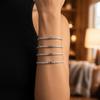 High Quality 925 Sterling Silver Moissanite Tennis Bracelet Women Fine Jewelry Wedding Gift