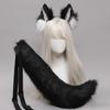 Handgemachtes Cosplay Tierohren-Haarband Roter Fuchs Wolfskönig Katze Bestienohr Kunstpelzschwanz Goldener Fuchs Anime Haar-Accessoires