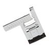 Guide Presser Foot Adjustable Ruler Design 2mm Spacing Q235 Steel Sewing Hemming Foot for Household Electric Machine