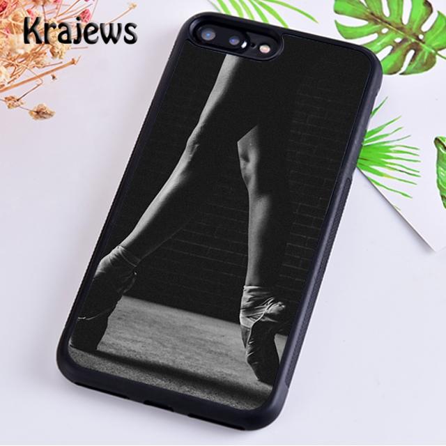 Krajews Balerínky Baletní Boty Tančící Dívka Pouzdro na Telefon Pro iPhone 14 5s 6s 7 8 plus X XR XS 11 12 13 pro max Samsung S21 S22 ultra