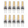 10pcs 2W G4 LED Bulb AC12‑24V Halogen Replacement Bulbs Easy Dimmable G4 Bulbs  Ceiling Lamp