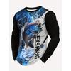 women o neck long sleeve 3d print t shirt