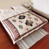 Bohemian Cotton Jacquard Throw Blanket and Bed Runner for Home or Hotel.