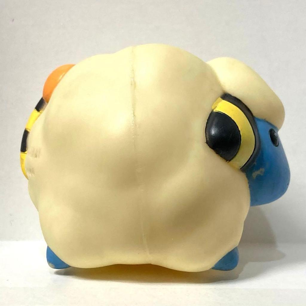 Used Pokemon Mareep Bound Ball Soft Vinyl Figure Retro