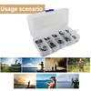 100PCS Steel Guides With 15kg Load Capacity Easy Installation With Multiple Fishing Rod Types