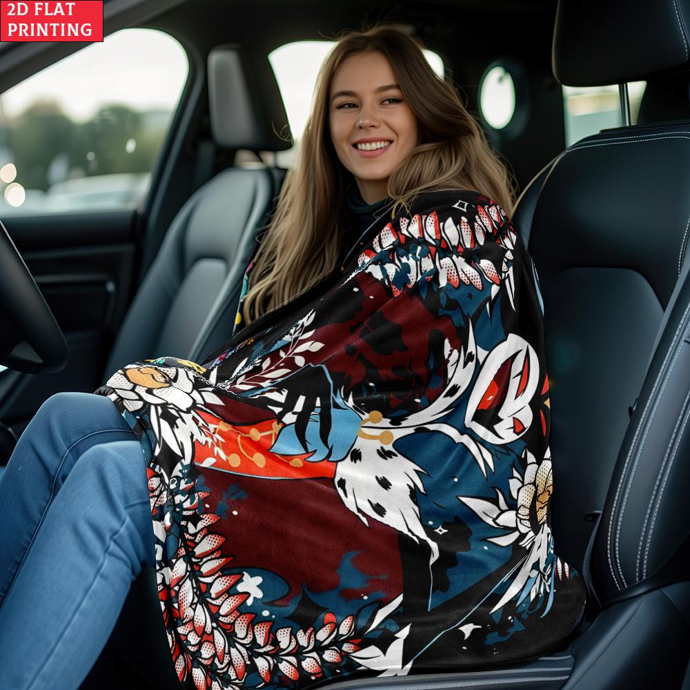 Anime Thin Flannel Blanket for Bedrooms,Living Rooms,Sofas Blankets,Offices,Lunch Breaks,Picnics,blanket,blankets Fluffy