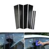 Car Pillar Posts Glossy Piano Black Decoration Fit For BMW 3 Series F30 Sedan 2012-2016 2017 2018 Window Molding Cover Stickers