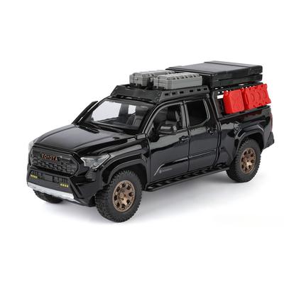 1/24 Toyota Tacoma Off Road SUV Alloy Diecast Model Car Sound and Light Pull Back Children Toy Car Birthday Gifts for Boy Kids