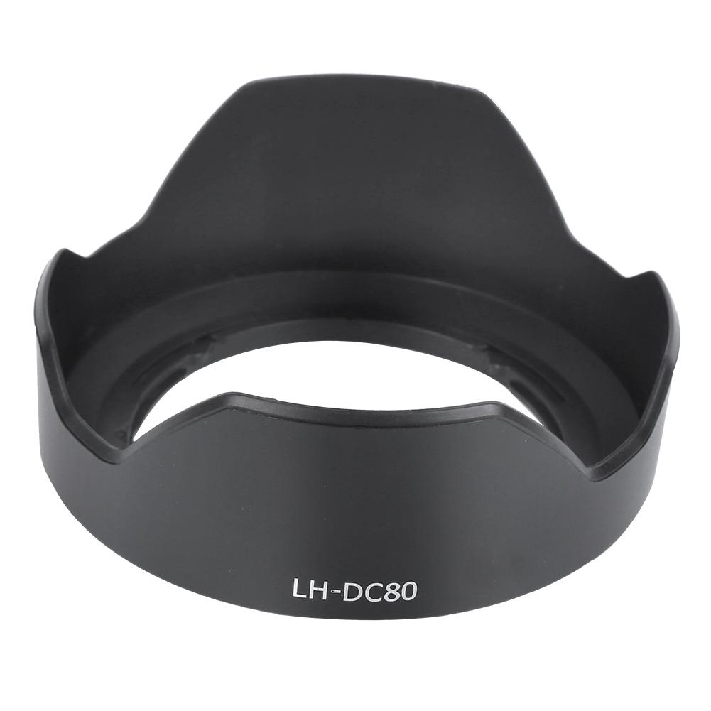 LHDC80 Plastic Black Camera Mount Lens Hood for Canon PowerShot G1X Mark II  Camera Lens